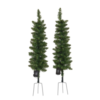 Konstgjord Utomhus Julgran Set LED 90 cm