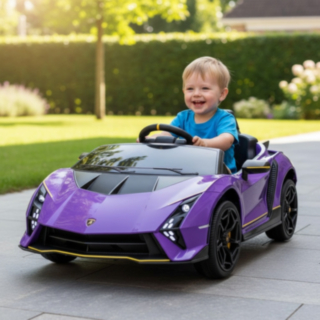 Lamborghini® Autentica Elbil För Barn 10.8V Lila