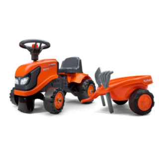 Kubota® Traktor Gåbil Med Släp Orange