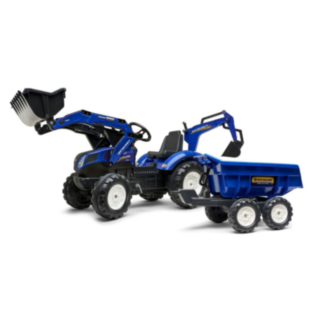 New Holland® Grävskopa Med Släp Blå