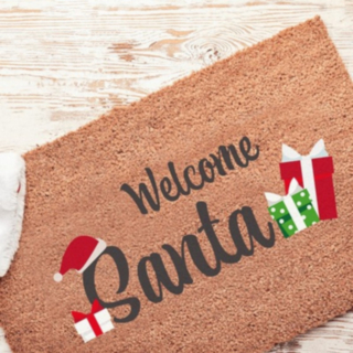 Welcome Santa Dörrmatta