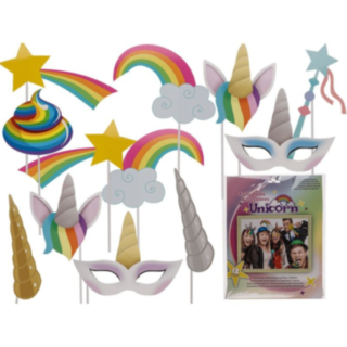 Pride Unicorn Selfie Props