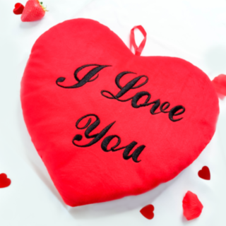 1 Mini I Love You Plysch Kudde