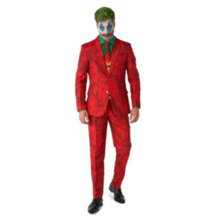 The Joker® Kostym Maskeraddräkt Röd