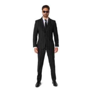 Suitmeister® Glow Pinstripe Gangster Kostym