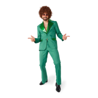 Suitmeister® Disco Grön Kostym
