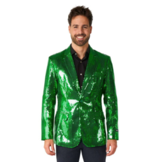Suitmeister® Lucky Green Sequin Blazer