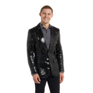 Suitmeister® Midnight Sequin Blazer