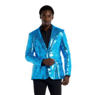 Suitmeister® Electric Blue Sequins Blazer