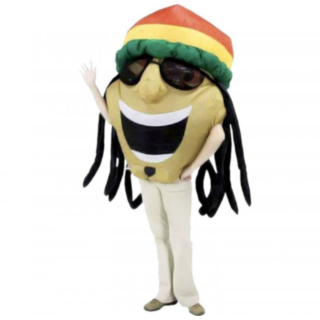 Uppblåsbar Rasta Maskeraddräkt