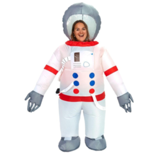 Uppblåsbar Astronaut Maskeraddräkt