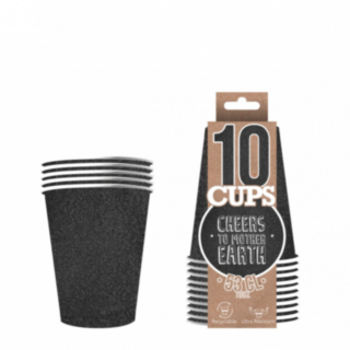 Original Cup Pappersmuggar Glitter Svart