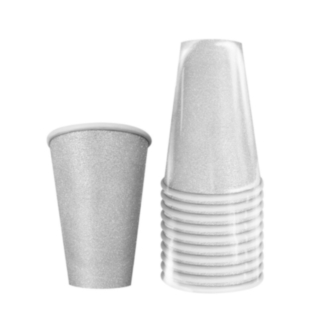 Original Cup Pappersmuggar Glitter Silver