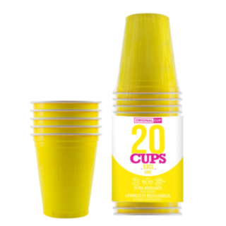 Beer Pong Muggar Gul