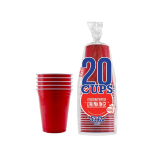 Beer Pong Cups Röda