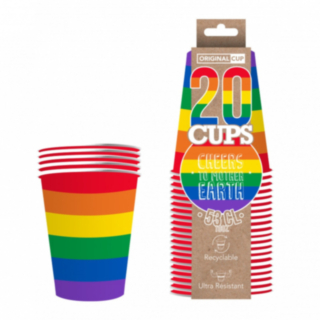 Original Cup Pappmuggar Regnbåge