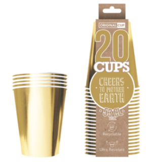 Original Cup Pappmuggar Guld