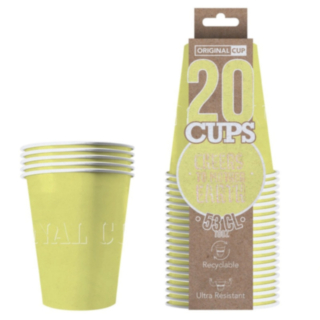 Original Cup Pappmugg Pastell Gul
