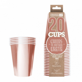 Original Cup Pappersmuggar Roséguld