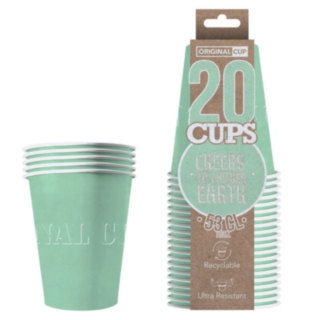 Original Cup Pappersmuggar Pastellgrön