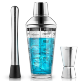Final Touch® Cocktailshaker Receptset