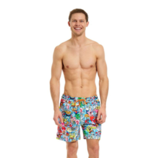 Opposuits Svampbob Fyrkant® Badshorts