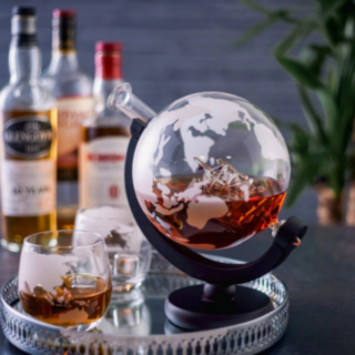Världskarta Karaff & Glas