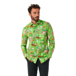 Opposuits Svampbob Fyrkant® Julskjorta