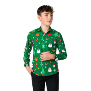 Opposuits® Festivity Green Teen Skjorta