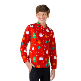 Opposuits® Festivity Red Teen Skjorta