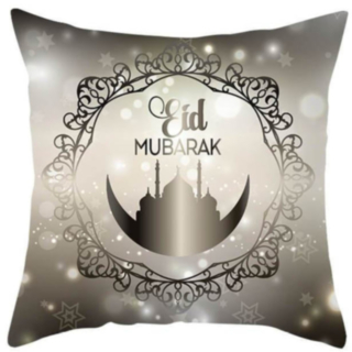 Eid Mubarak Kuddfodral Silver