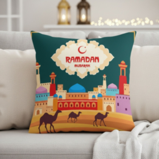 Ramadan Mubarak Kuddfodral Multifärgat