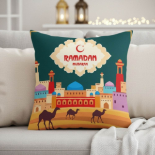 Ramadan Mubarak Kuddfodral Multifärgat