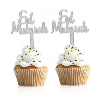 Eid Mubarak Tårttoppers Silver