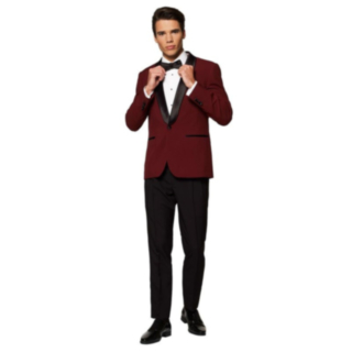 Opposuits® Hot Burgundy Kostym