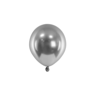 Krom Latexballonger Silver