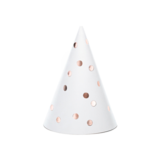 Prickiga Partyhattar Roséguld