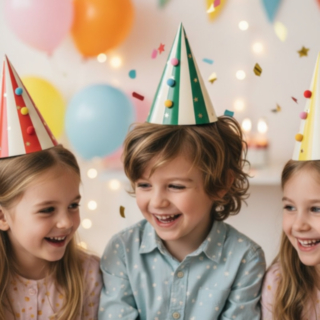 Pompom Cirkus Partyhattar
