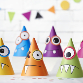 Monster Partyhattar