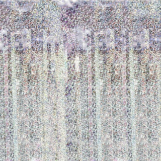 Glittergardin Holografisk