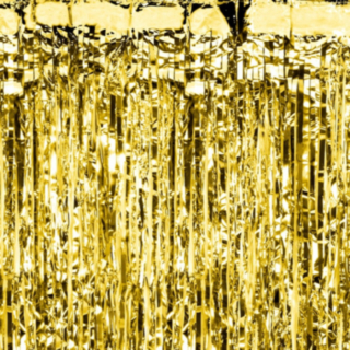 Gardin Metallisk Guld