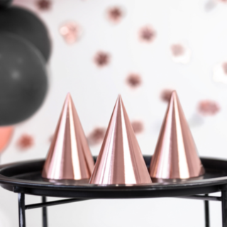 Partyhattar Roséguld