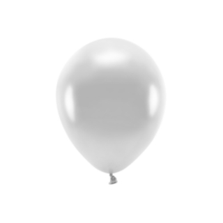 Basic Metallic Latexballonger Silver