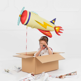 Folieballong Flygplan