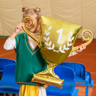 Folieballong Pokal