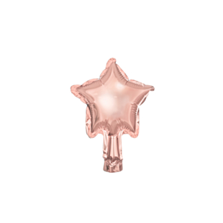 Stjärna Folieballong Roséguld