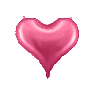 Hjärta Folieballong Rosa