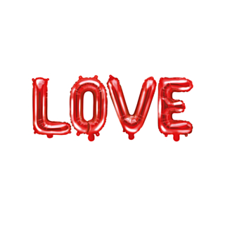 Love Folieballonger Röda