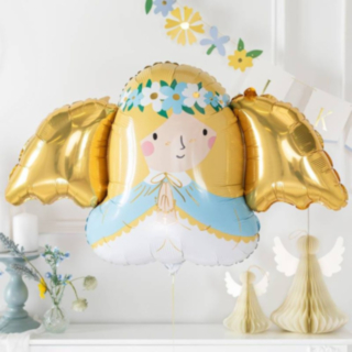 Ängel Folieballong Guld