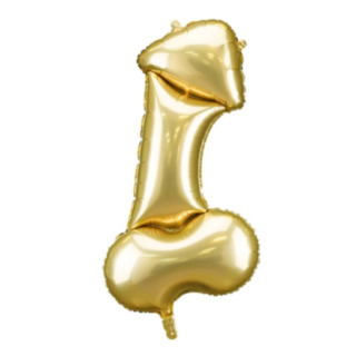 Penis Folieballong Guld